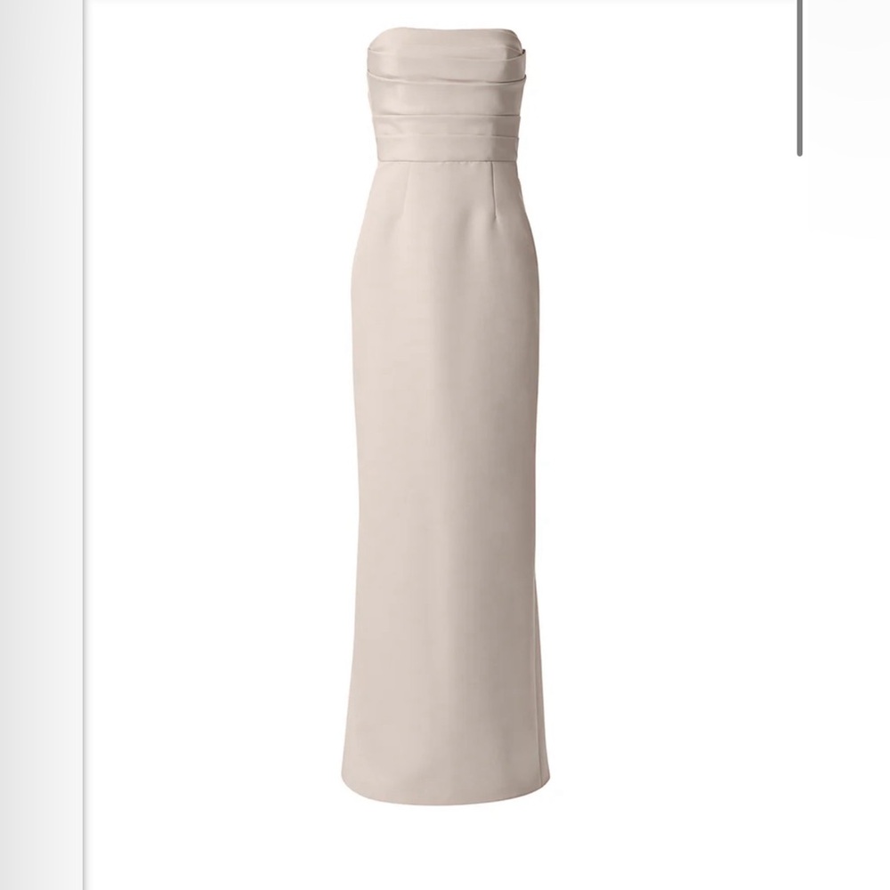 Amsale Sonia Bridesmaid Dress in Champagne